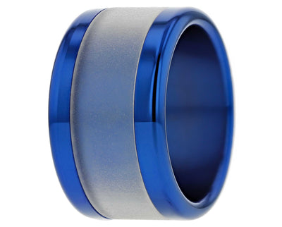 💙 Large rounded polished base "Electric blue" (13mm)