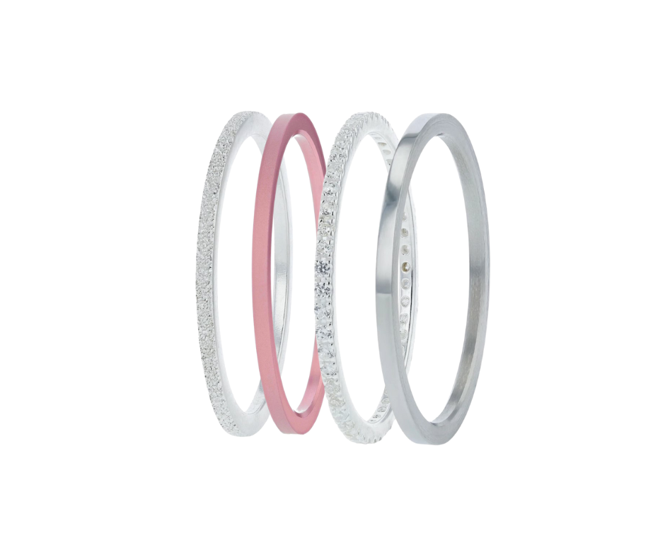 [Offre d'automne] Bague mood interchangeable "Astral mini" en argent 925 (9mm)