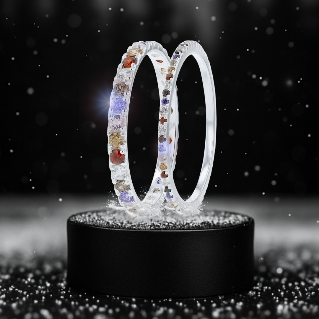  Pack Aura d'automne (anneaux mini et medium pour bague mood)