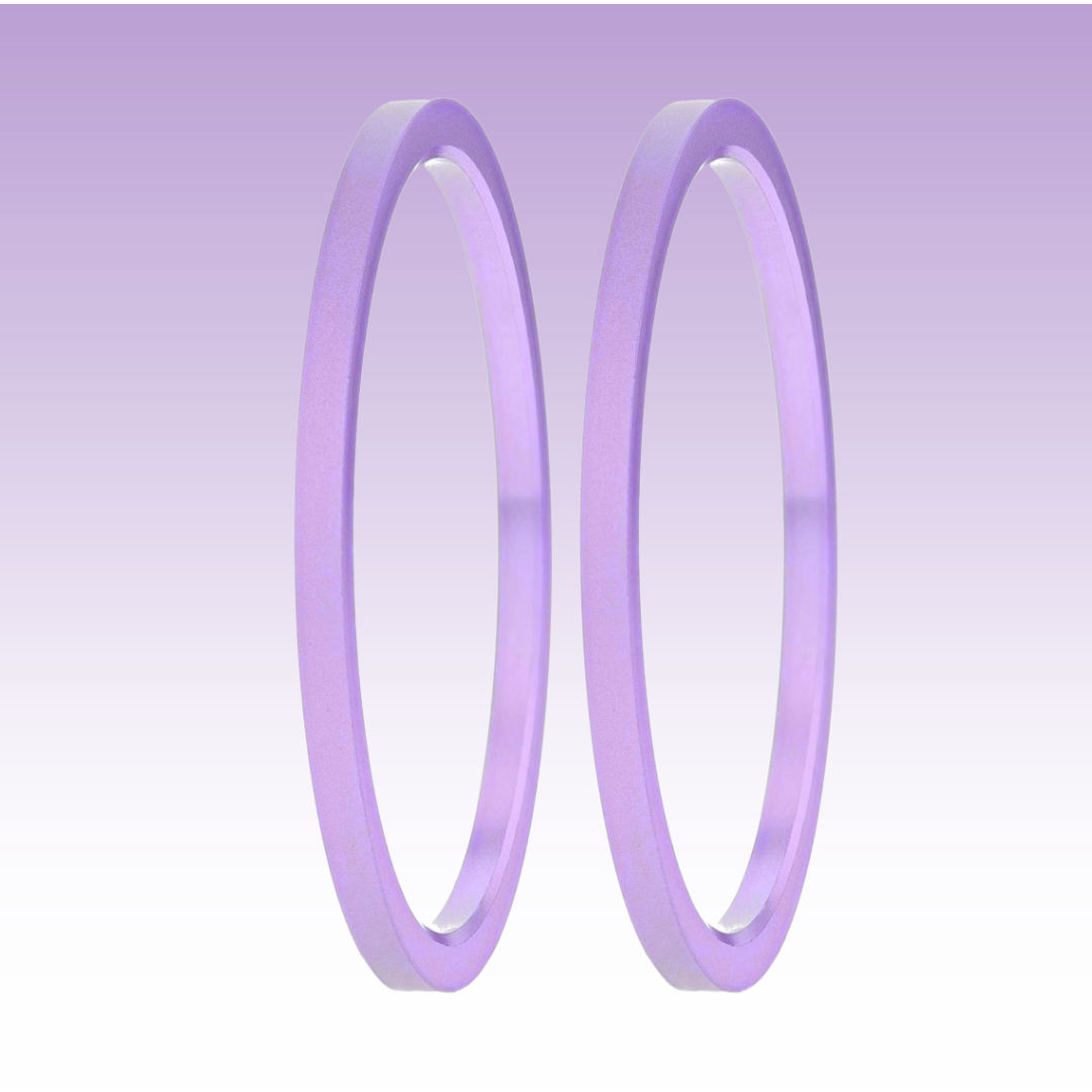 💟 Pack de 2 minis en aluminium belipastel,  pour bague mood interchangeable