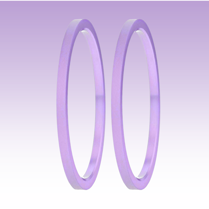 💟 Pack de 2 minis en aluminium belipastel,  pour bague mood interchangeable