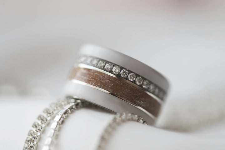 ✨Anneau (addon ou deux tiers) en argent avec émail 11. BRILLANCE ÉTOILÉ pour bague mood interchangeable✨