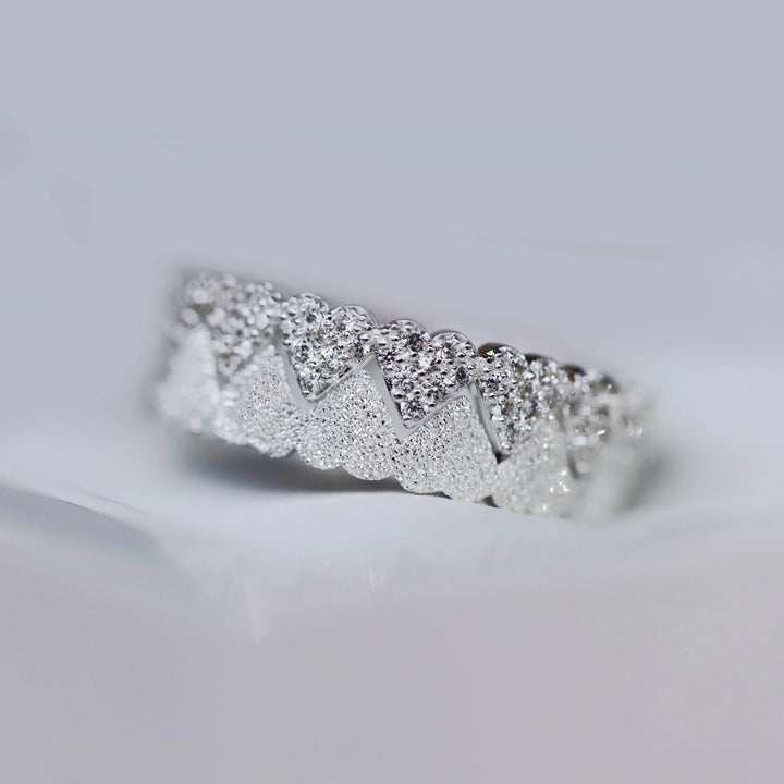 🪞 Mirror of Love inner ring (2/3 addon) in 925 silver sit with zirconia, from the Valentine's Day 2025 collection 🪞