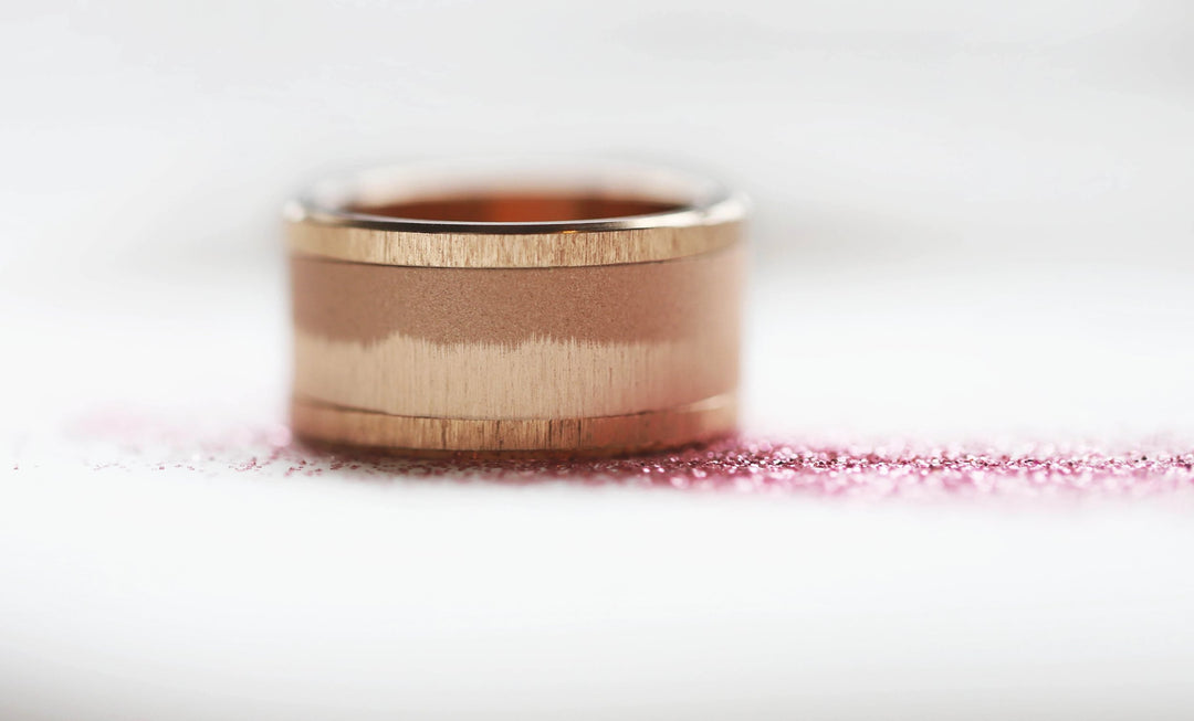 Addon Cristal de Givre, en acier rose gold