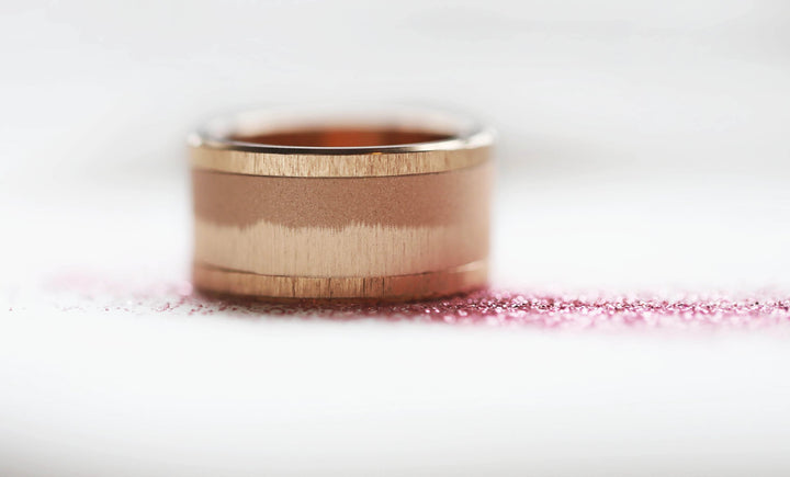 Addon Cristal de Givre, en acier rose gold