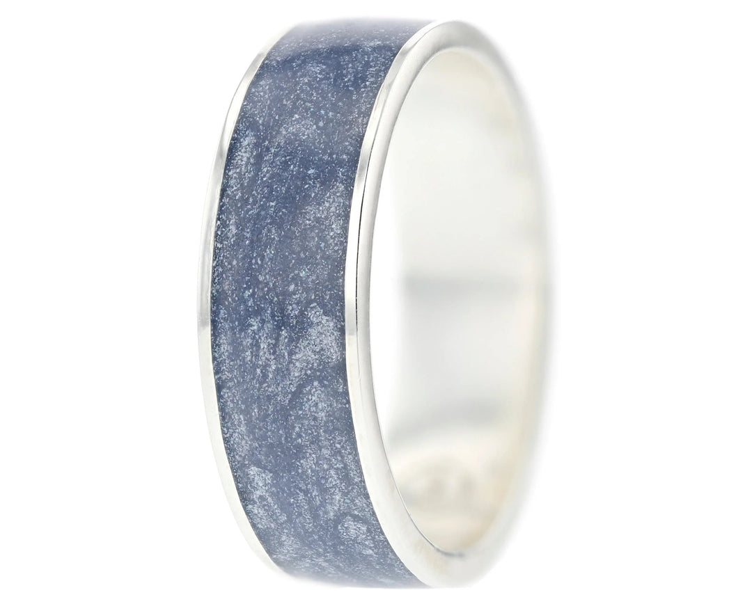 🗻Anneau (addon ou deux tiers) en argent avec émail 02.MAGIE HIVERNALE pour bague mood interchangeable🗻