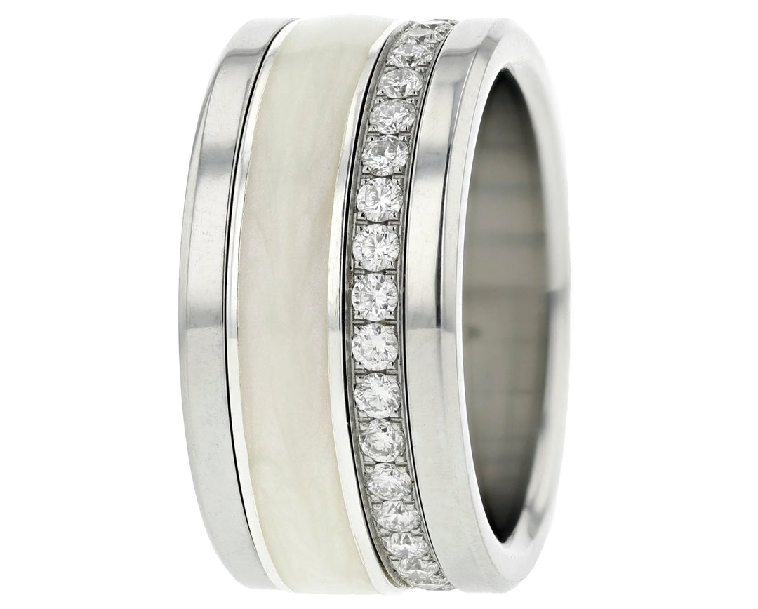 🦌 Anneau (addon ou deux tiers) en argent avec émail 24. NOËL BORÉAL pour bague mood interchangeable 🦌