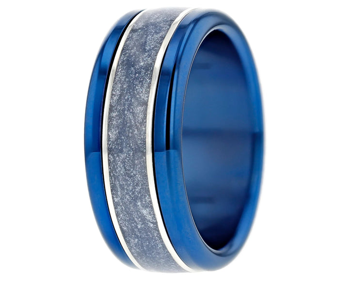 🗻Anneau (addon ou deux tiers) en argent avec émail 02.MAGIE HIVERNALE pour bague mood interchangeable🗻