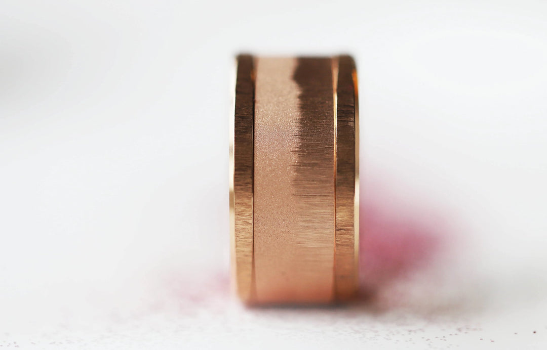 Addon Cristal de Givre, en acier rose gold