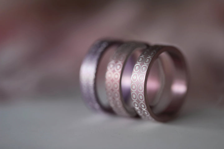 Innenring (2/3 Addon) aus Aluminium, Kate aus der Pink October 2024 Kollektion für auswechselbaren mood Ring