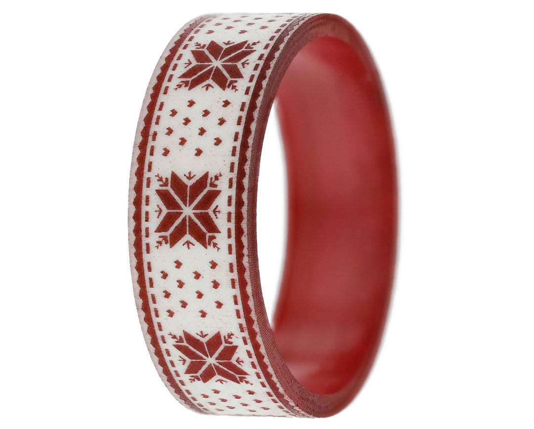 🗻Anneau (addon ou deux tiers) en polymère bordeaux 07. ÉLÉGANCE EN ALTITUDE pour bague mood interchangeable🗻