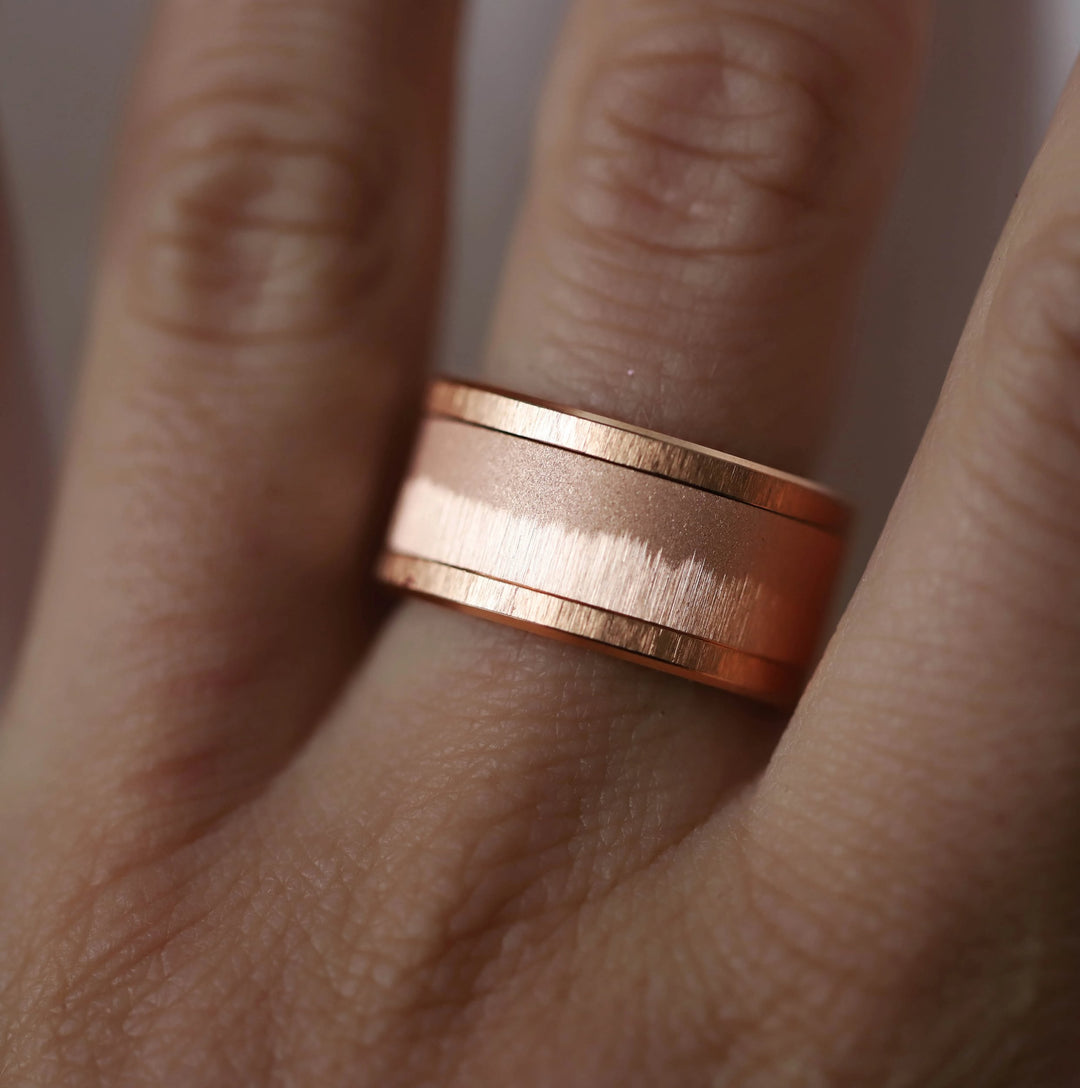 Addon Cristal de Givre, en acier rose gold