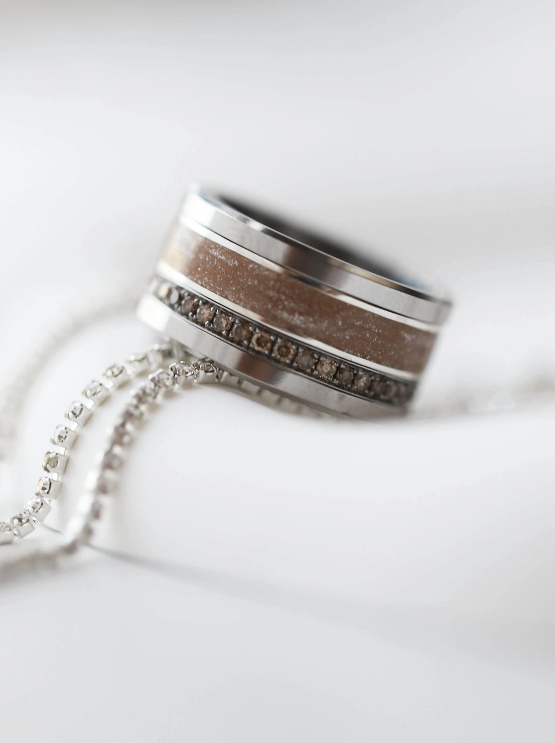 ✨Anneau (addon ou deux tiers) en argent avec émail 11. BRILLANCE ÉTOILÉ pour bague mood interchangeable✨