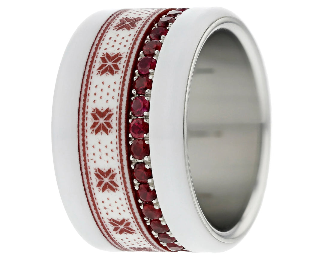 🗻Anneau (addon ou deux tiers) en polymère bordeaux 07. ÉLÉGANCE EN ALTITUDE pour bague mood interchangeable🗻