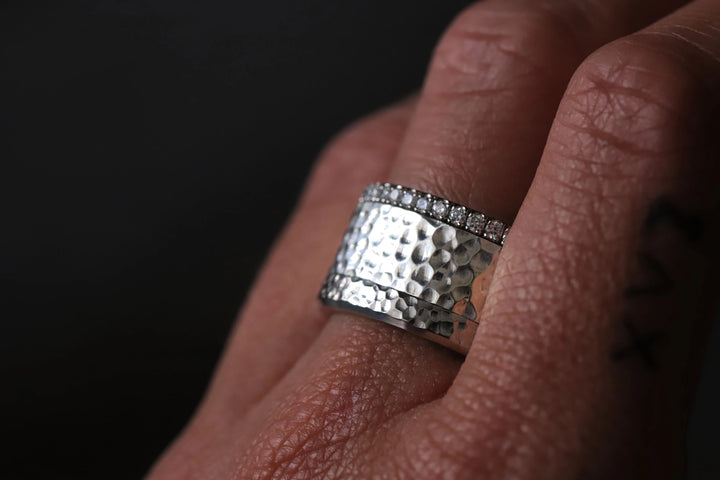Anneau (addon) en argent Turtle pour bague mood interchangeable