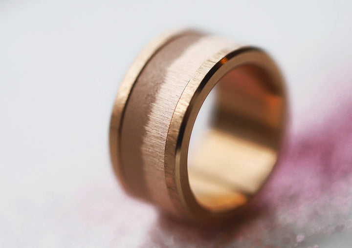 Addon Cristal de Givre, en acier rose gold
