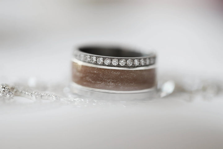 ✨Anneau (addon ou deux tiers) en argent avec émail 11. BRILLANCE ÉTOILÉ pour bague mood interchangeable✨