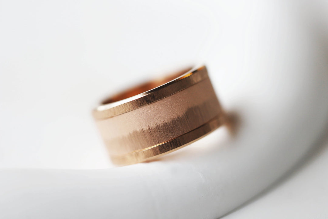 Addon Cristal de Givre, en acier rose gold