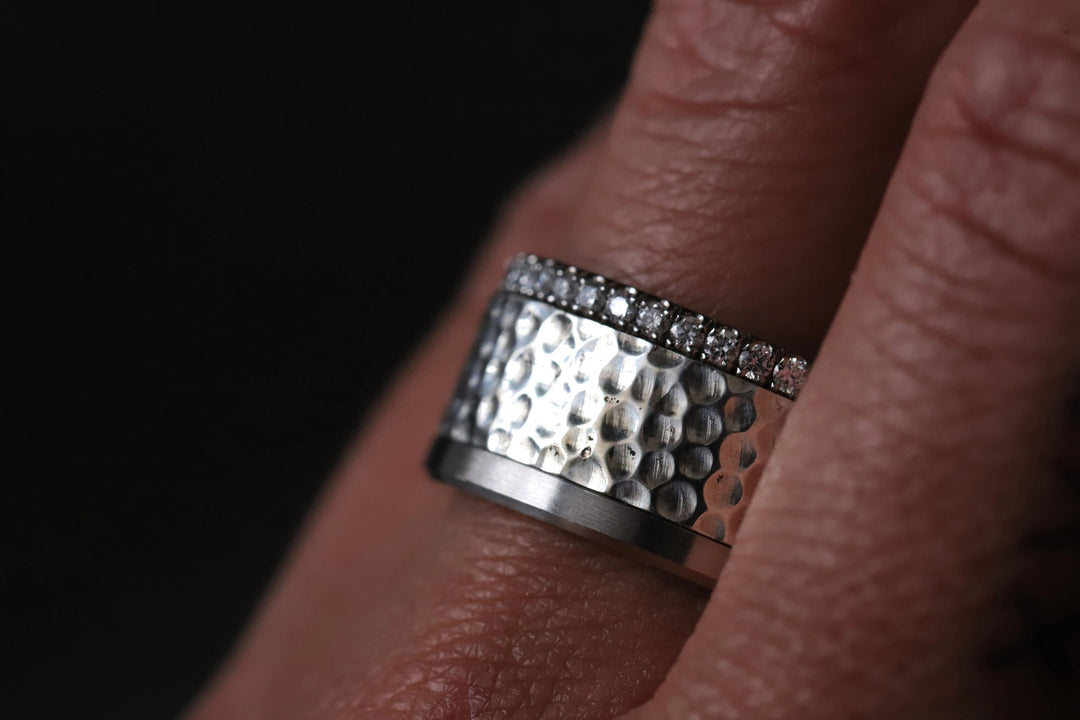 Anneau (addon) en argent Turtle pour bague mood interchangeable