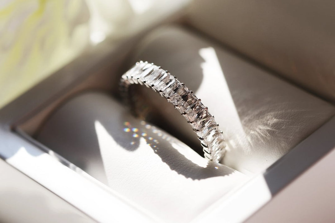 💍 Anneau (addon deux tiers) "Auraline" en argent 925 serti de zircons