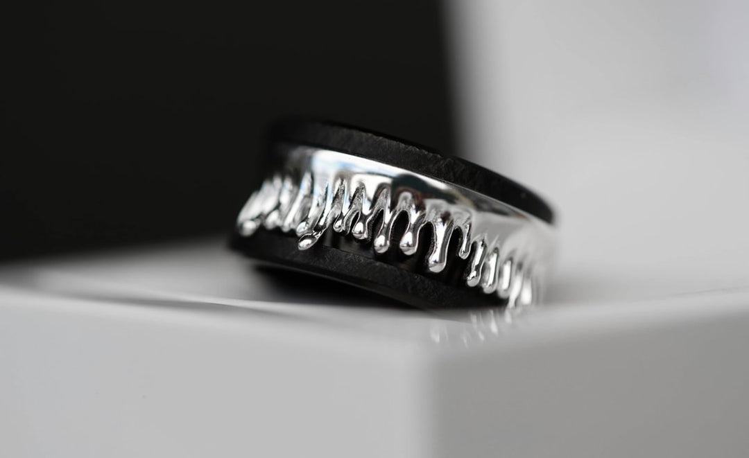 🩸Innenring (Addon) aus 925er Silber "Silverblood" polierte Ausführung für den auswechselbaren mood Ring