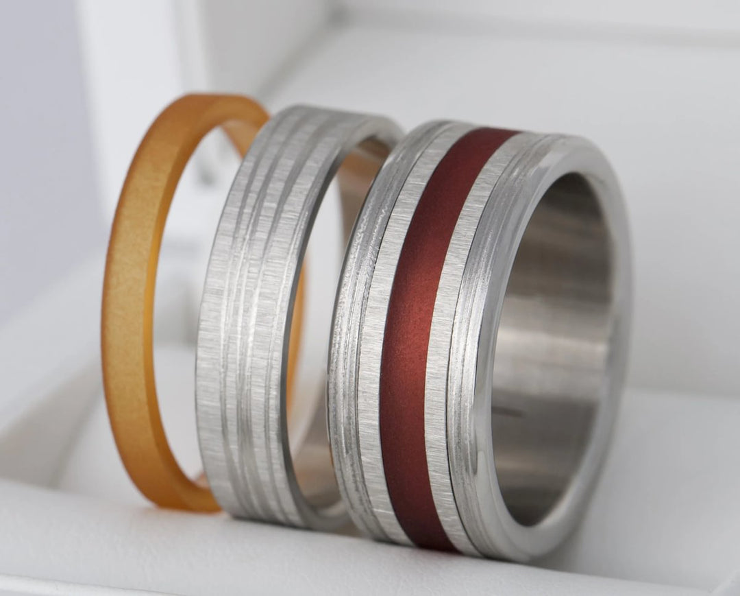 Base extra small "Halo" en acier inoxydable pour bague mood interchangeable