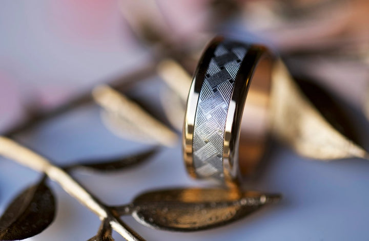 Innenring (2/3 Addon) Velvet Iron aus Edelstahl für den auswechselbaren mood Ring