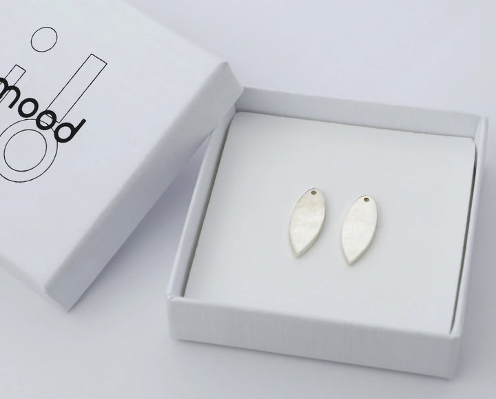 Drop "Opal" mood in 925er Silber (auswechselbarer Ohrschmuck)