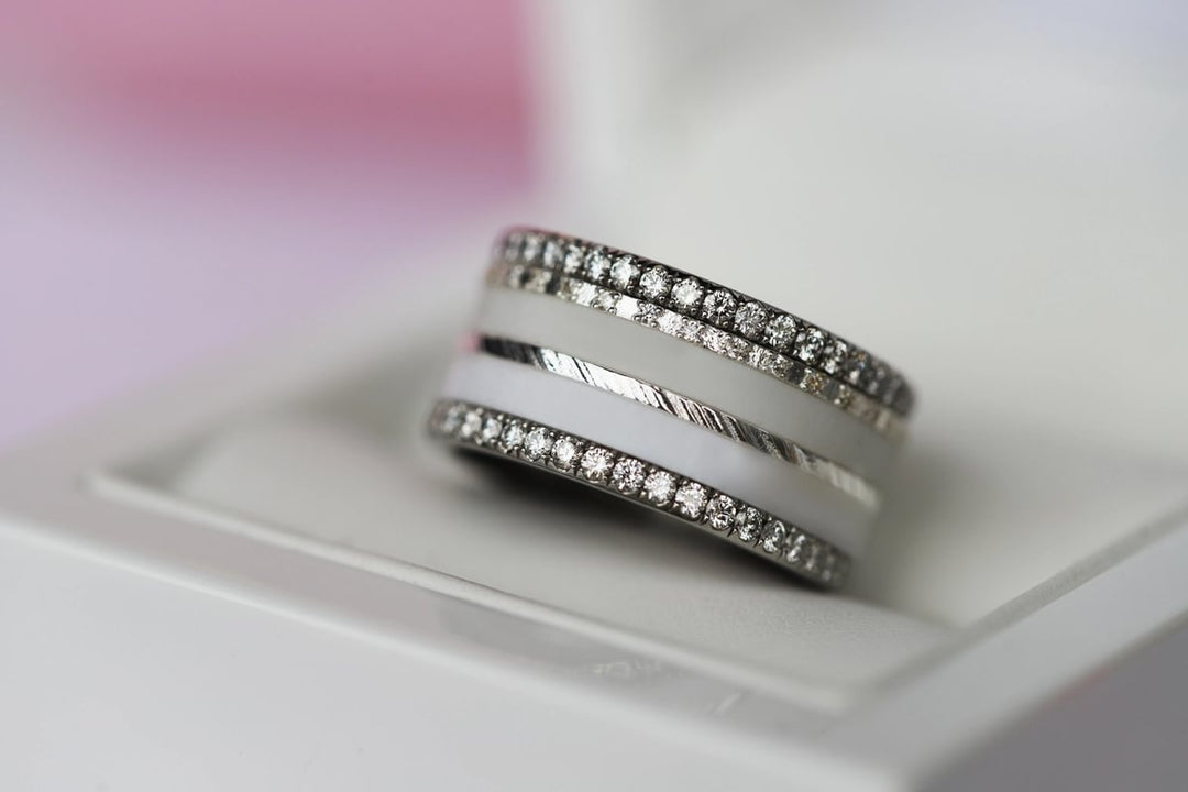2 Anneaux (pack de 2 minis) en argent 925 "Abyss" pour bague mood interchangeable