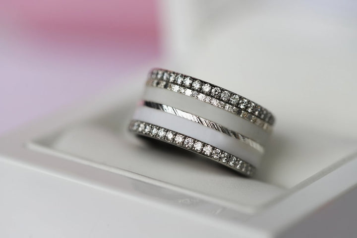 2 Anneaux (pack de 2 minis) en argent 925 "Abyss" pour bague mood interchangeable