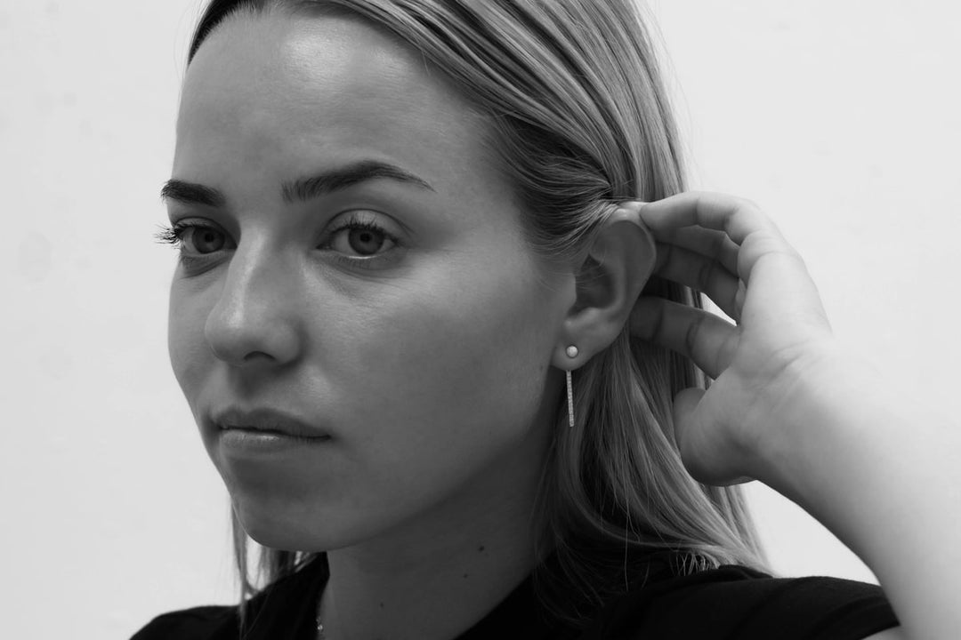 "Drop Authentische Aura" mood aus 925er Silber mit Zirkonia Steine besetzt (Ohrschmuck)
