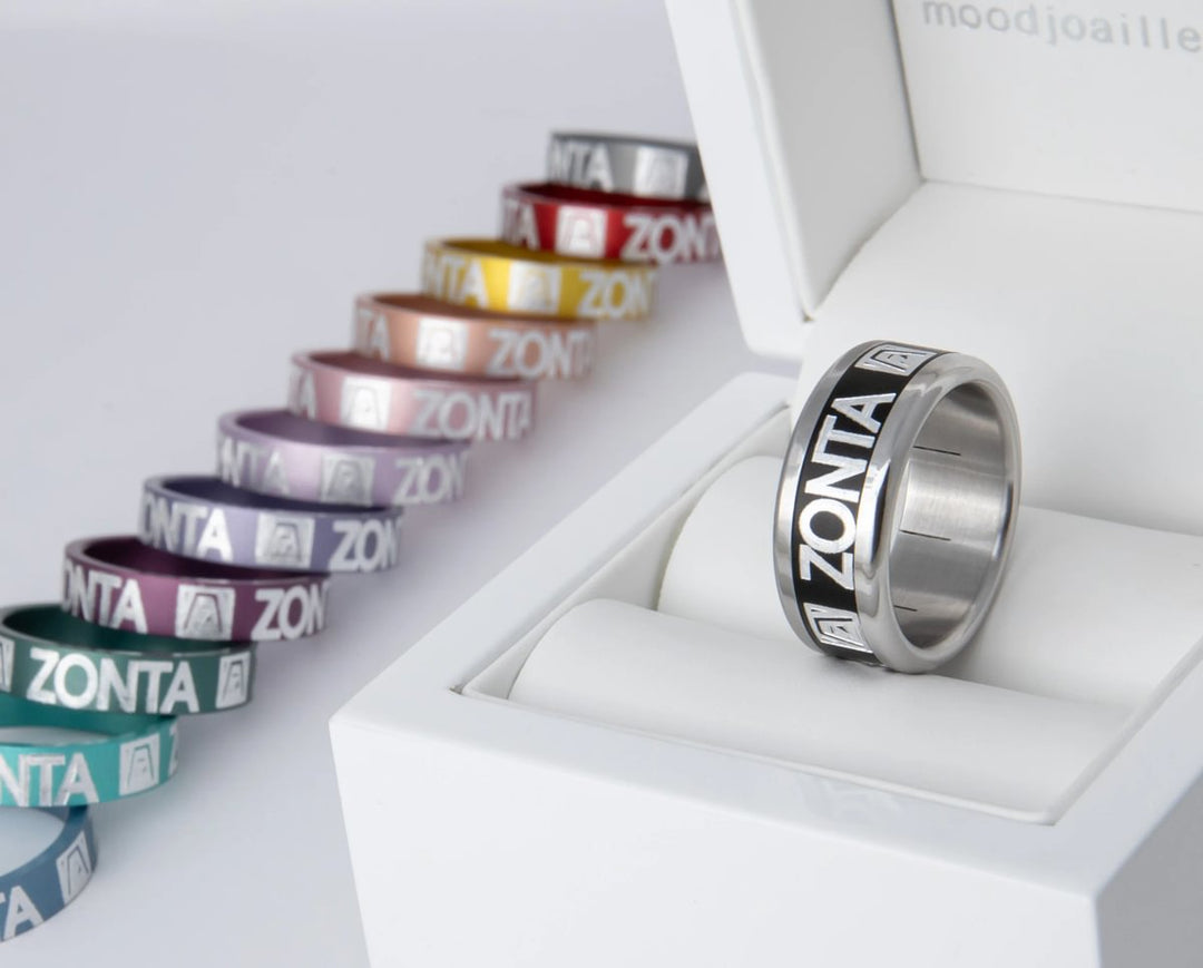 Coffret Zonta classique | Base extra small arrondie polie (9mm) avec un addon deux tiers en aluminium couleur à choix
