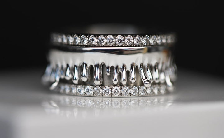 🩸Innenring (Addon) aus 925er Silber "Silverblood" polierte Ausführung für den auswechselbaren mood Ring