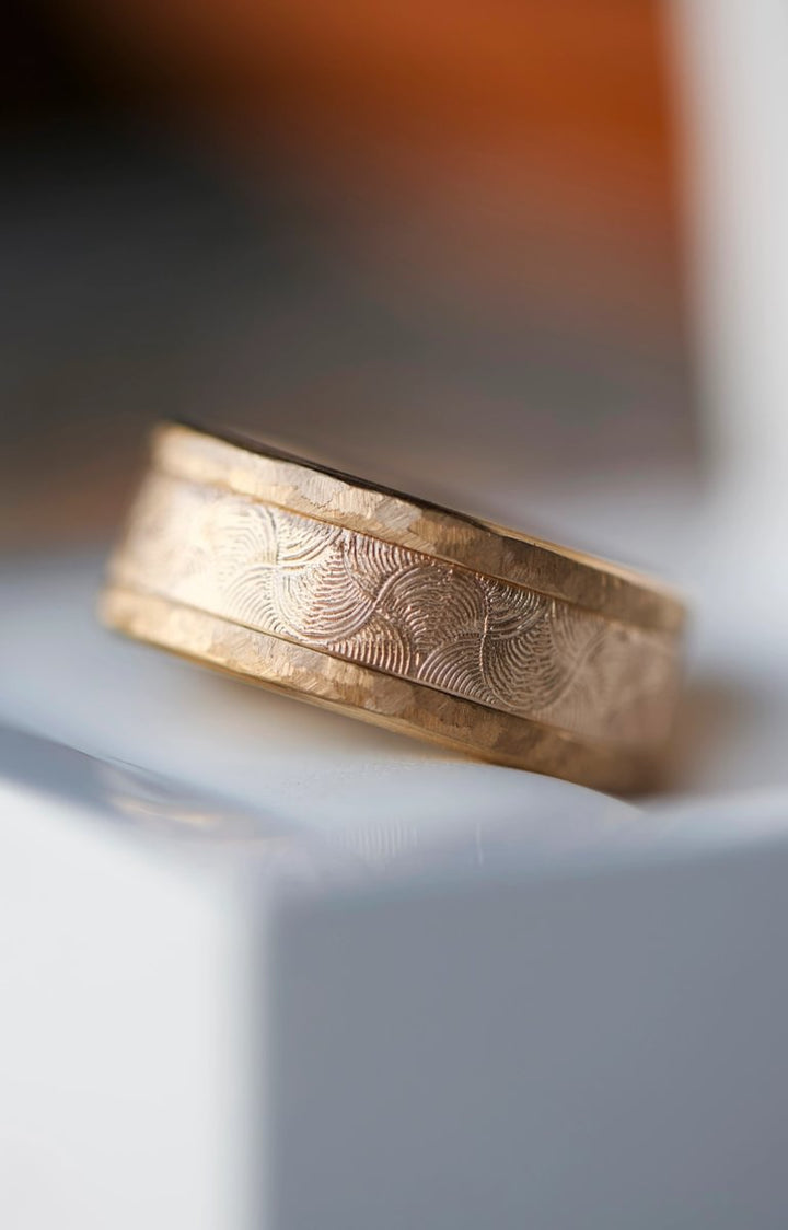 Innenring (2/3 Addon) Forged Mirage aus Edelstahl für den auswechselbaren mood Ring