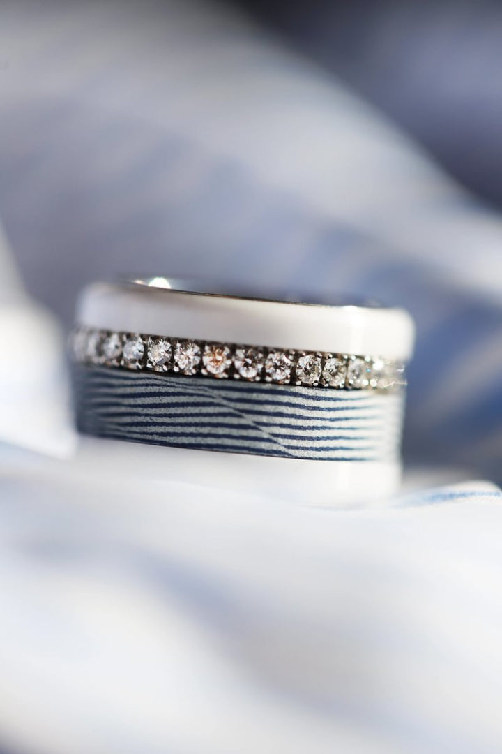 Inner ring in polymer "Towel" for Mood ring