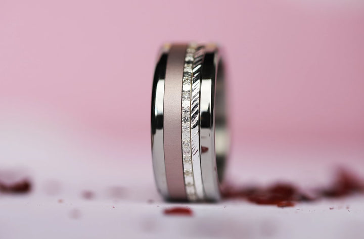 2 Anneaux (pack de 2 minis) en argent 925 "Abyss" pour bague mood interchangeable