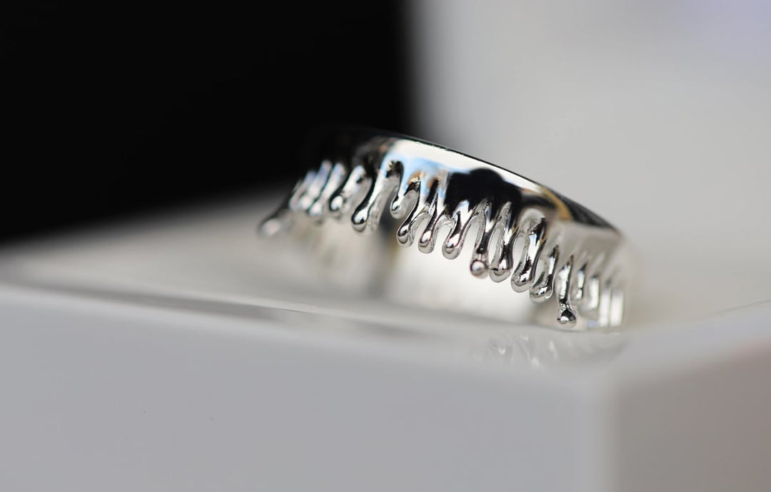 🩸Innenring (Addon) aus 925er Silber "Silverblood" polierte Ausführung für den auswechselbaren mood Ring
