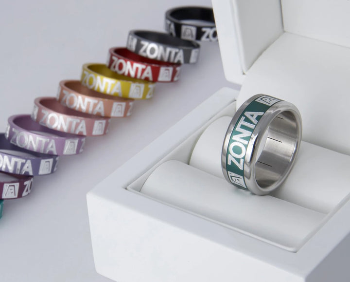 Coffret Zonta classique | Base extra small arrondie polie (9mm) avec un addon deux tiers en aluminium couleur à choix