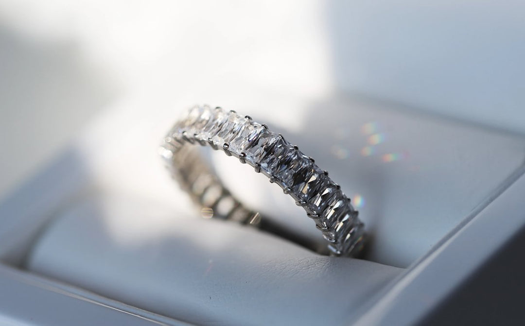 💍 Anneau (addon deux tiers) "Auraline" en argent 925 serti de zircons