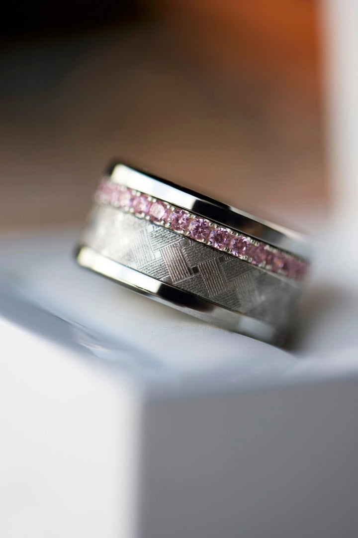 Innenring (2/3 Addon) Velvet Iron aus Edelstahl für den auswechselbaren mood Ring