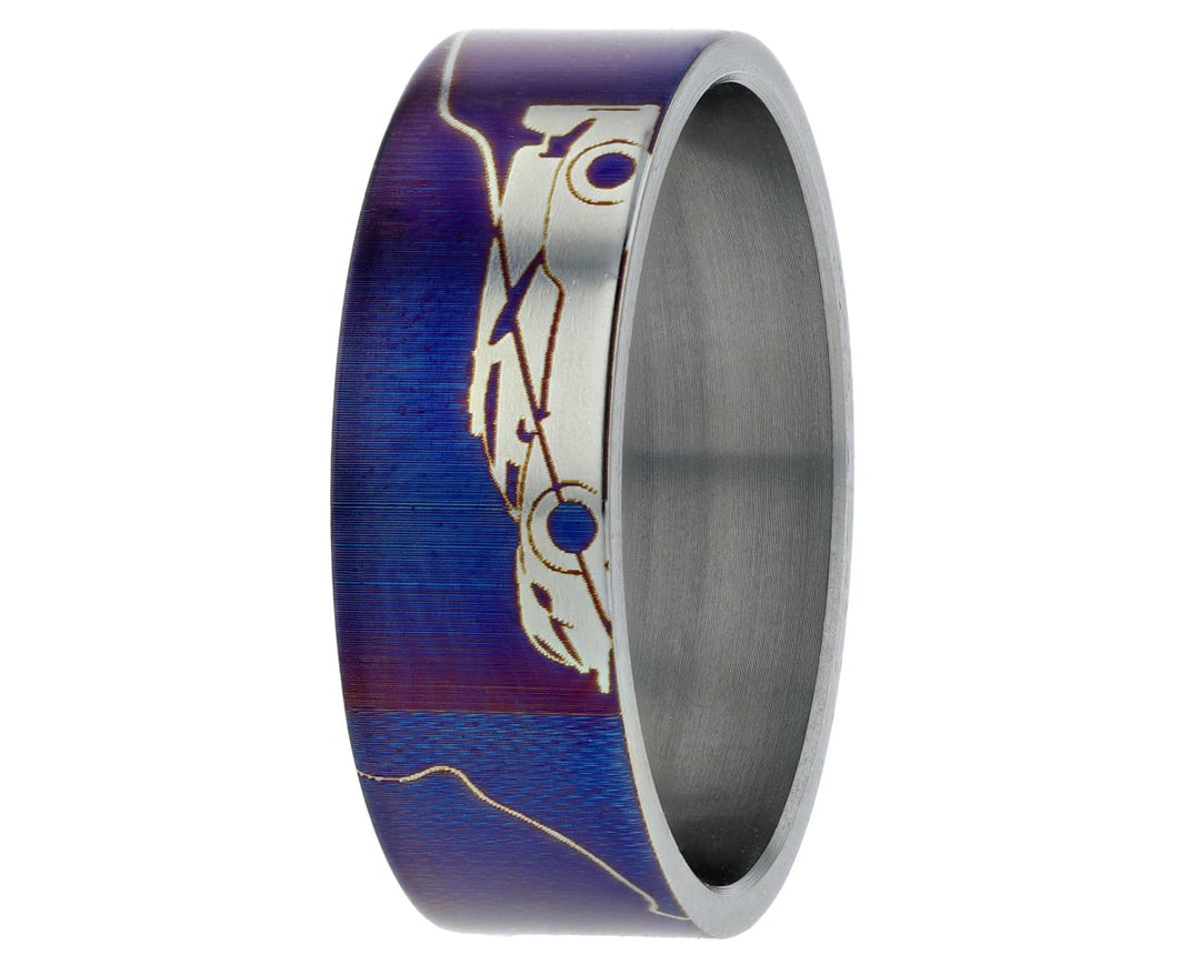 Innenring (Addon) aus Titan "Hybride 8" aus der Sébastien Buemi Kollektion für den auswechselbaren mood Ring