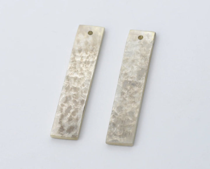 Drop "Gehämmert" mood in 925er Silber (auswechselbarer Ohrschmuck)