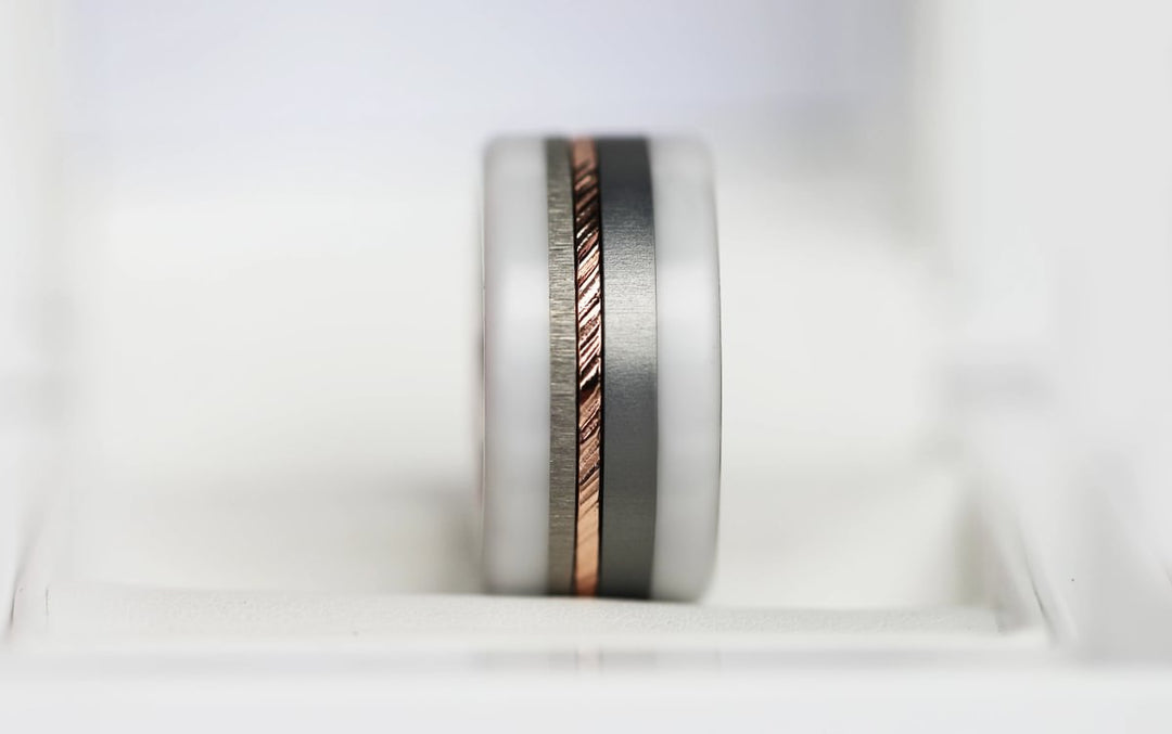 2 Anneaux (pack de 2 minis) en argent 925 "Abyss" pour bague mood interchangeable