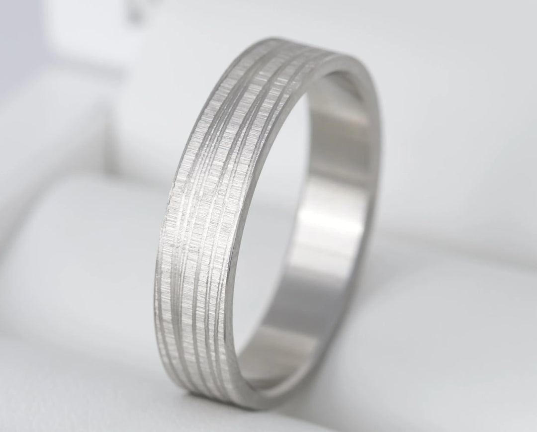 Anneau (deux tiers)  "Halo" en acier inoxydable pour bague mood interchangeable
