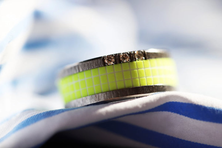 Inner ring in polymer "Azuelo" for Mood ring