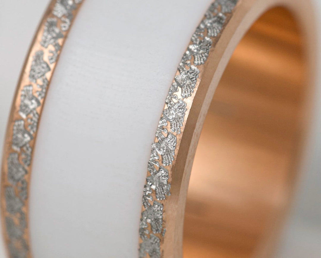 Base "Lady Rose" in steel for interchangeable mood ring– Exclusive edition 2025