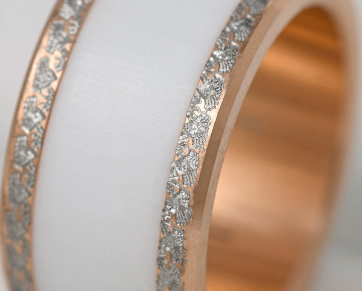Base "Lady Rose" in steel for interchangeable mood ring– Exclusive edition 2025