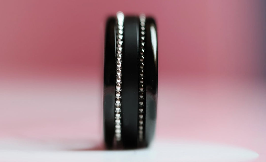 Set von 2 Mini Addons aus 925er Silber "Oasis" Farbe nach Wahl für den auswechselbaren mood Ring