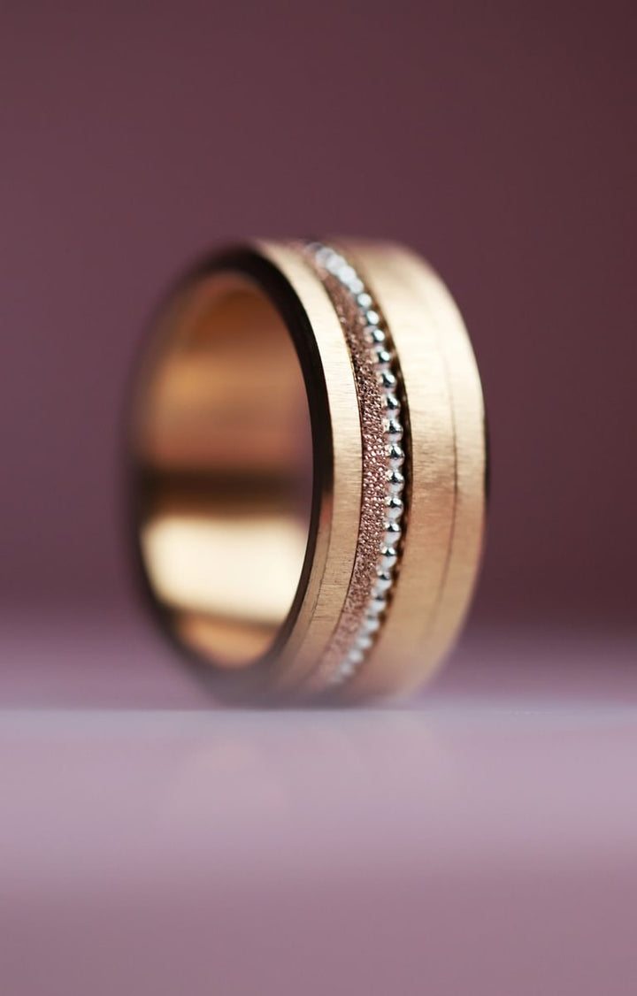Set von 2 Mini Addons aus 925er Silber "Oasis" Farbe nach Wahl für den auswechselbaren mood Ring