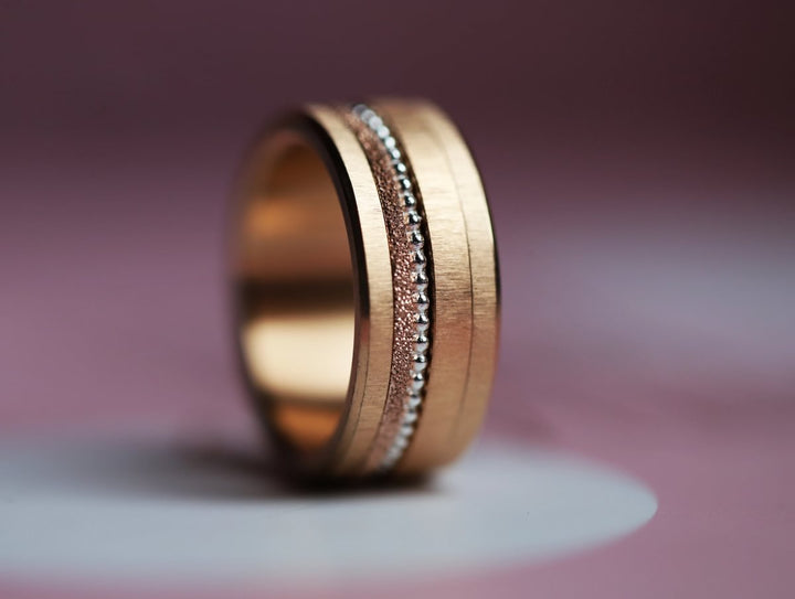 Set von 2 Mini Addons aus 925er Silber "Oasis" Farbe nach Wahl für den auswechselbaren mood Ring